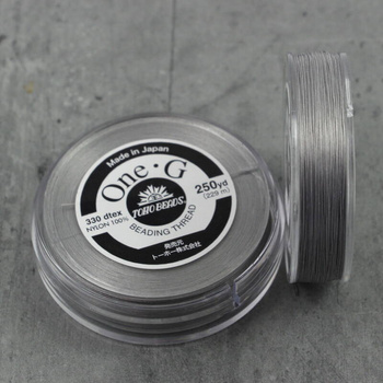 One-G nici nylonowe lt. gray 0,25mm [szpula 229m]