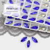 4228 Swarovski Xilion Navette Stone 15x7m Majestic Blue [2szt]