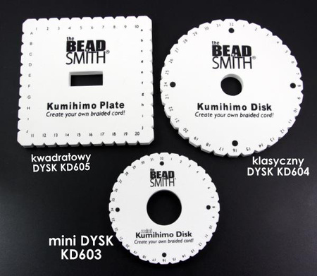 MINI Dysk Kumihimo 11cm okrągły Beadsmith