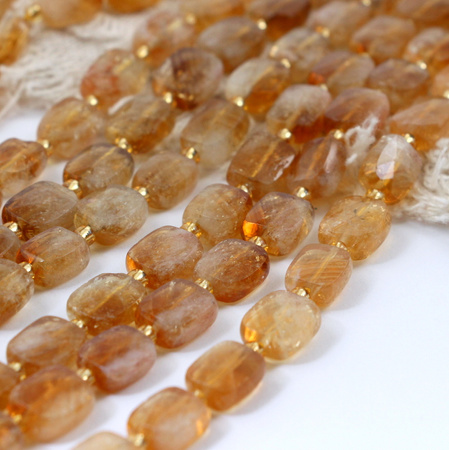 Cytryn prostokąt fasetowany 10x8mm