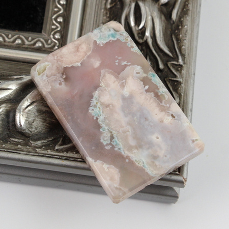 Agat Sakura tabliczka prostokąt 55x45mm