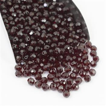 Preciosa Round Bead Garnet 4mm [10szt]