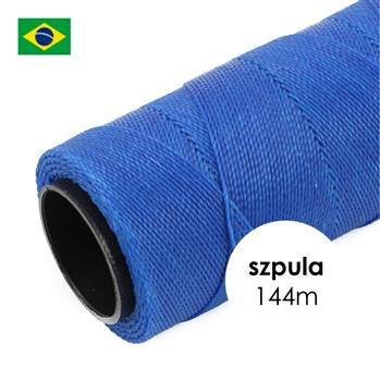 Sznurek do makramy brazylijski woskowany Sapphire 1mm [szpula 144m]