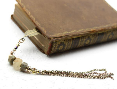 Baza zakładki do książki złote pióro 11,5cm