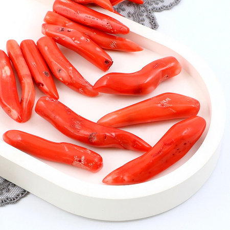 Koral pomarańczowy papryczka 45x9mm