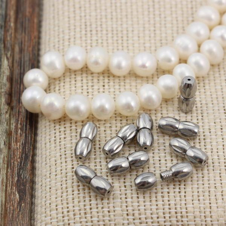 Zapięcie skręcane do naszyjników stal szlachetna 11mm