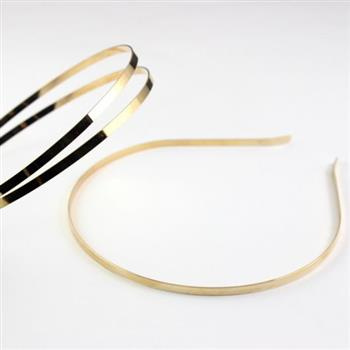 Baza opaski do włosów złota 5mm