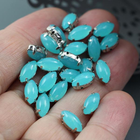 Kaboszon w oprawie wrzeciono morskie 10x5mm