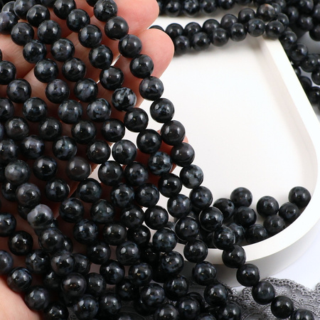 Indygo gabro kula gładka 8mm