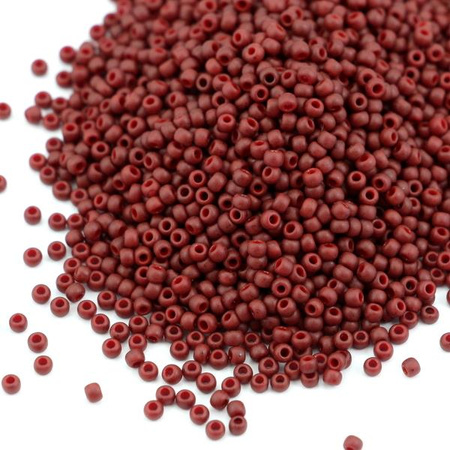 Toho Round 11/0 Semi Glazed Dark Red [10g]