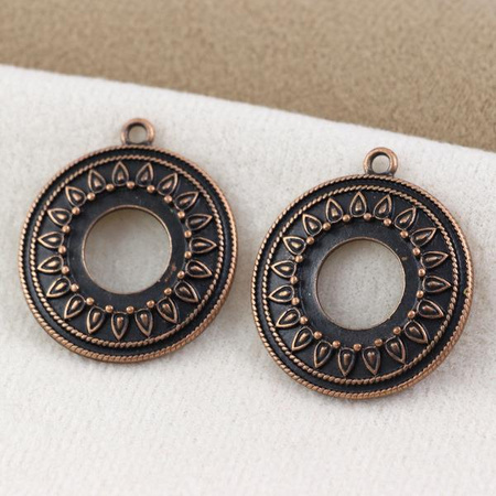 Baza kolczyka tarcza miedziana 26mm
