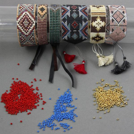 Krosno metalowe Beadsmith z regulacją długości