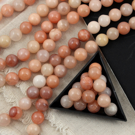 Awenturyn różowy kula gładka 12mm