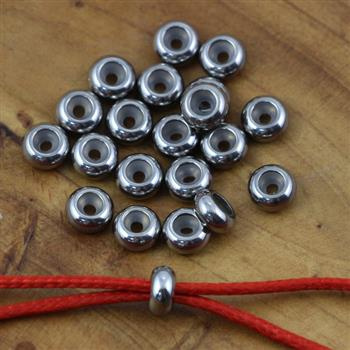 Stoper blokada z silikonem stal szlachetna 8x4mm/3,5