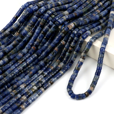 Sodalit dysk 4x2mm [sznur 38cm]