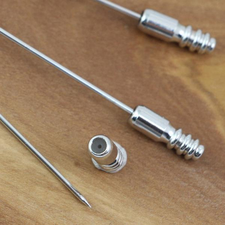 Baza do broszki do naklejania 6x60mm