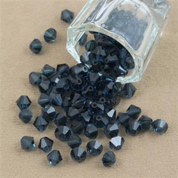 Preciosa Bicone Bead Rondelle Montana 6mm [12szt]