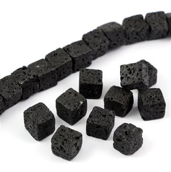 Lawa wulkaniczna czarna kostka 10mm