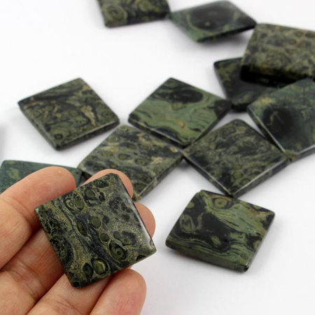 Jaspis kambaba romb 30x30mm