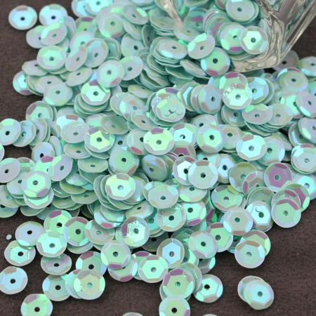 Cekiny łamane opalizujące aqua [ 5g ]