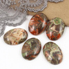 Kaboszon jaspis polichromowy owal 25x18mm