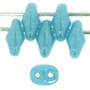 SuperDuo 2.5x5mm Luster Turquoise Blue [5g]