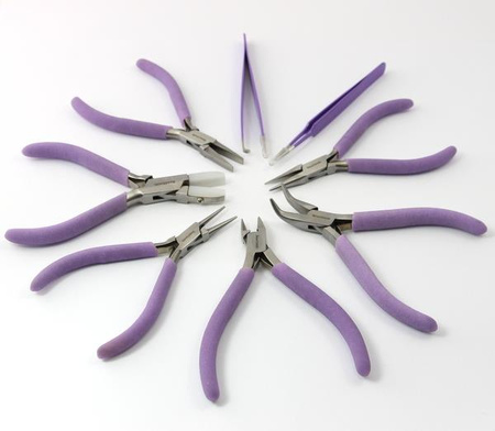 Zestaw narzędzi do robienia biżuterii Orchid szczypce Beadsmith