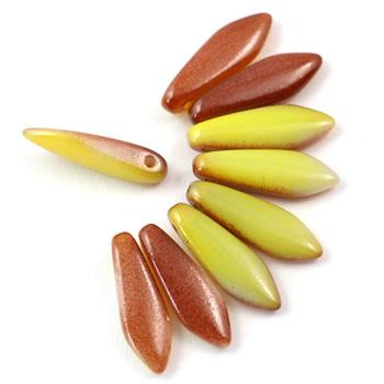 Dagger Chalk White Funky Green 5x16mm [6szt]