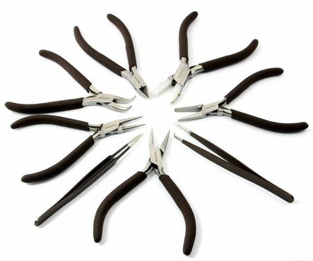 Zestaw narzędzi do robienia biżuterii szczypce Chocolate Beadsmith