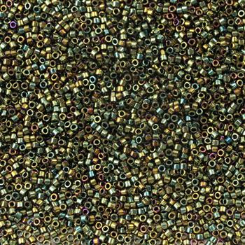 Miyuki Delica 11/0 Metallic Green AB [5g]