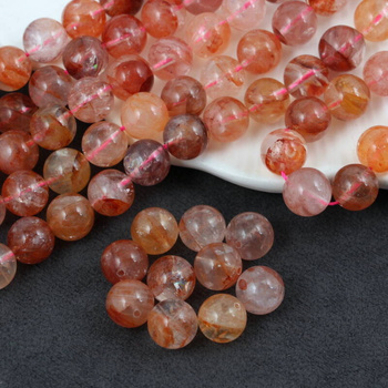 Kwarc ognisty kula gładka 10mm