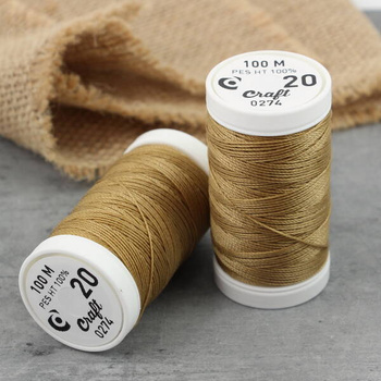 Supermocne nici Craft miodowe nr 20 [szpula 100m]