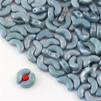 Arcos par Puca 5x10mm Opaque Blue Grey Luster [20szt]