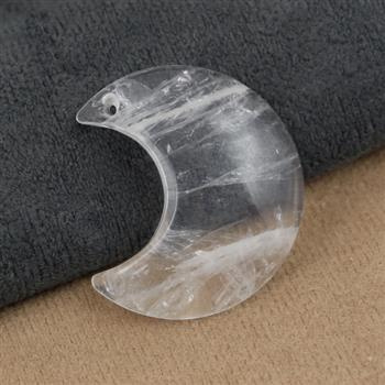 Kryształ górski zawieszka księzyc 35mm