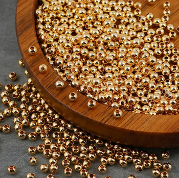 Przekładka kulka mosiądz pozłacany 3mm/1,0 [50szt]