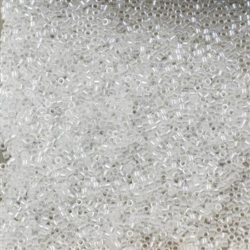 Miyuki Delica 11/0 Lined Crystal White Luster [5g]