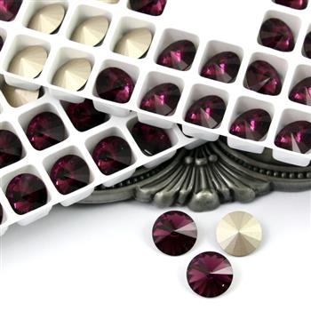 Preciosa Rivoli Maxima Amethyst 12mm [2szt]