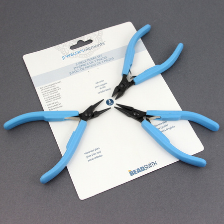 Zestaw narzędzi do robienia biżuterii JEWELERS ELEMENTS szczypce Beadsmith