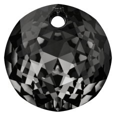 6430 Swarovski Classic Cut Pendant 8mm Silver Night