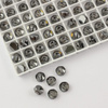 5062 Swarovski Silver Night Round Spike Bead 5,5mm - 1 hole [2szt]