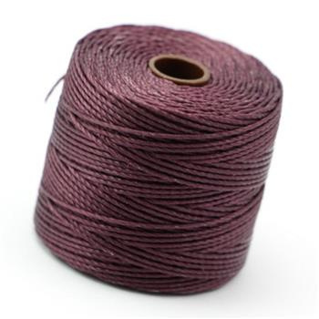 Nici nylonowe S-Lon bead cord EGGPLANT 0,5mm/70m [szpula]