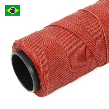 Sznurek do makramy brazylijski woskowany Terracotta 1mm [1metr]