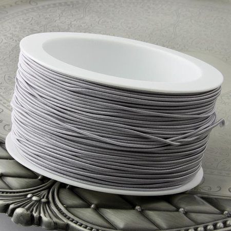 Gumka okrągła powlekana szara 1mm Pega [1metr]
