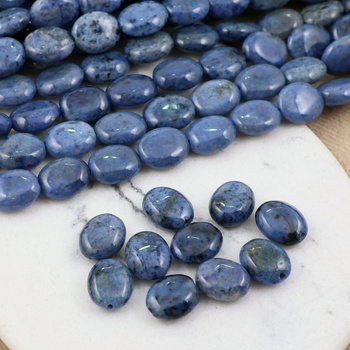 Dumortieryt owal gładki 10x8mm