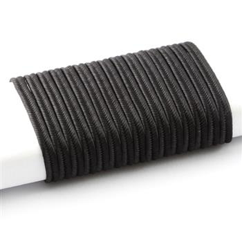 Sznurek sutasz wiskoza Pega 3mm czarny [1 metr]