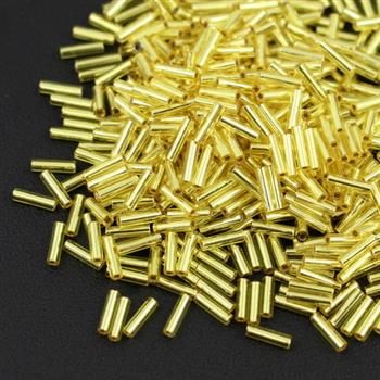Miyuki Bugle #2 Silver Lined Yellow 6mm [5g]