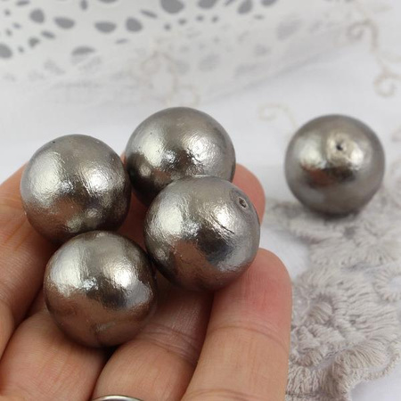 Miyuki Cotton Pearls Bronze kula 20mm