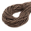 Hematyt kula gładka 2mm BROWN [sznur 40cm]