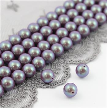 Preciosa Nacre Round Pearl Maxima Pearlescent Violet 8mm [4szt]