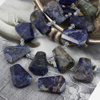 Sodalit zawieszka trapez 30x20mm